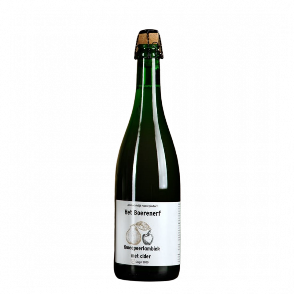Kweepeerlambiek Met Cider 750 ml