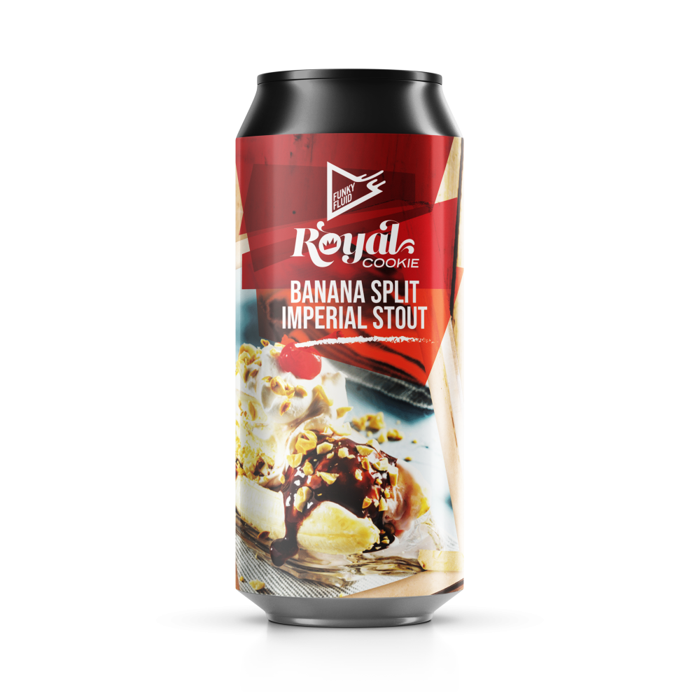 Royal Cookie: Banana Split 500ml