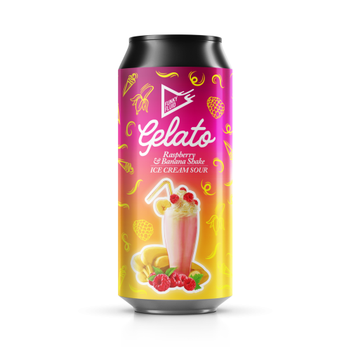 Gelato: Raspberry & Banana Shake 500ml