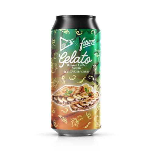 Gelato: Banana Crepes Suzette (collab Fauve) 500ml
