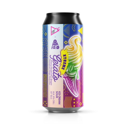 Gelato XTREME: Bianca Marshmallow Banana Passionfruit Mango Sticky Rice (collab Omnipollo) 500ml