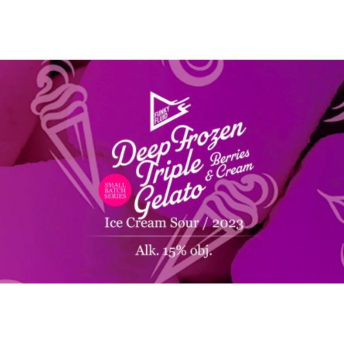 Deep Frozen Triple Gelato: Berries & Cream 375ml