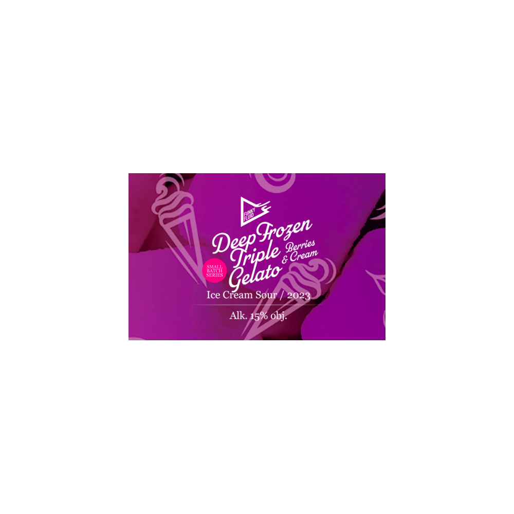 Deep Frozen Triple Gelato: Berries & Cream 375ml