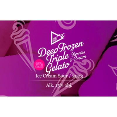 Deep Frozen Triple Gelato: Berries & Cream 375ml